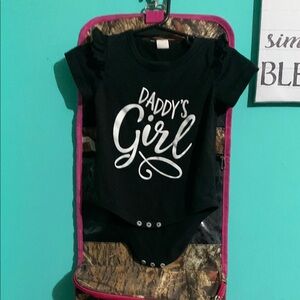 Black Daddy's Girl Onesie